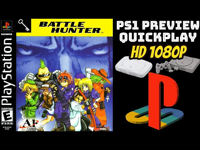battle hunter (ps1) gameplay walkthrough preview quickplay no commentary hd 1080p